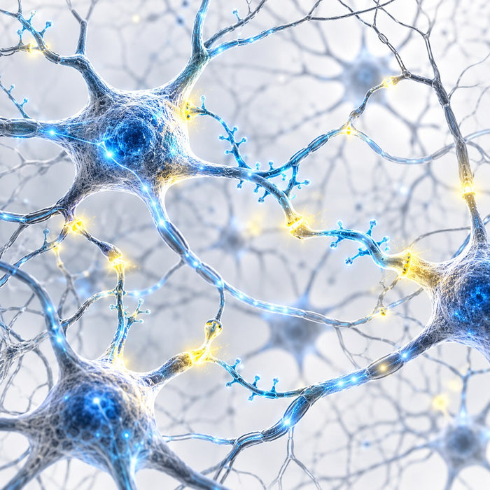 Illustration of neural connections after injury